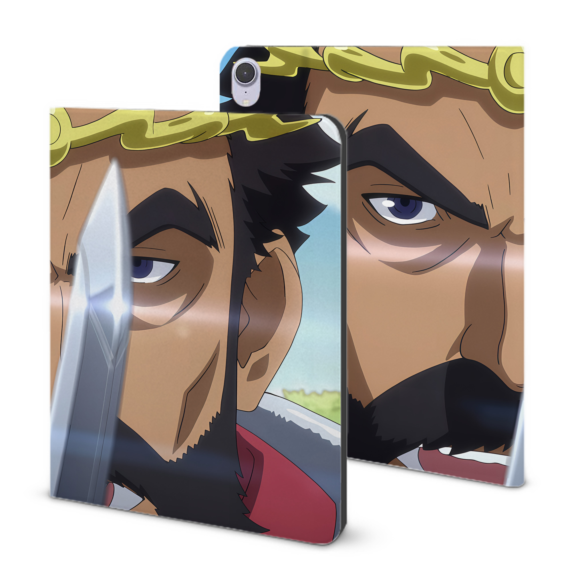 （画像用） 転スラ Regarding Reincarnated to Slime IPad ケース ブック型 PUレザー TPU 耐衝撃 軽量 薄型 ペン収納なし 全面保護 IPad 各モデル対応